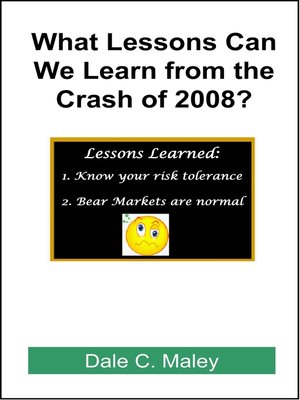 cover image of What Lessons Can We Learn from the Crash of 2008?